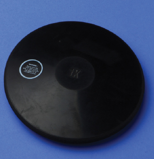 Rubber Discus-Hard Rubber Discus (Black)